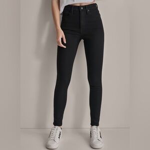 DKNY HIGH RISE LENGTH SKINNY jeans subways black wash